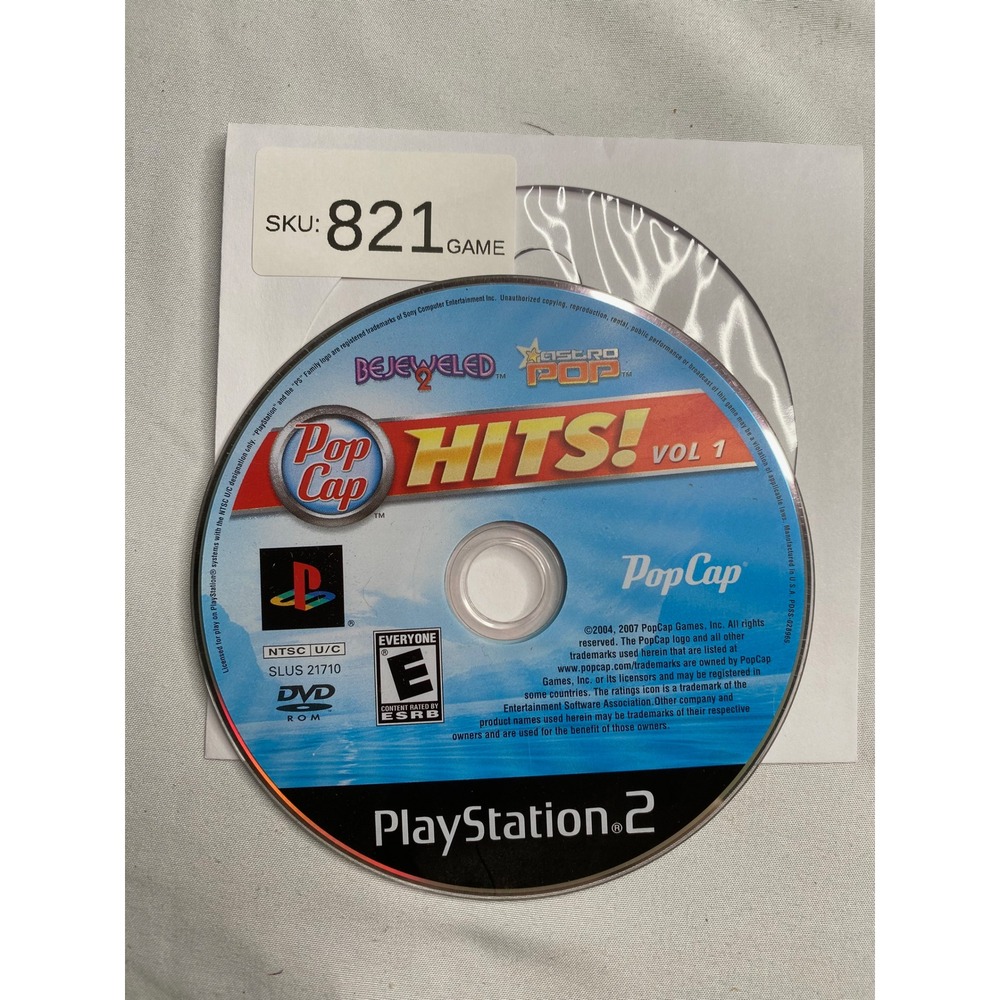 PopCap Hits Vol 1 PS2